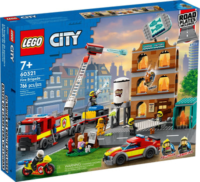 LEGO City 60321 Fire Brigade front box art