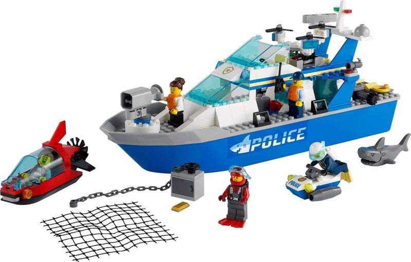 LEGO City 60277 Police Patrol Boat set