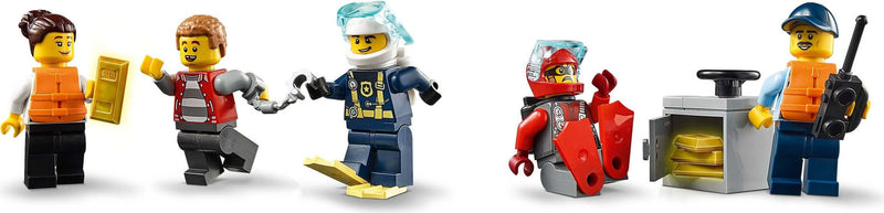LEGO City 60277 Police Patrol Boat minifigures