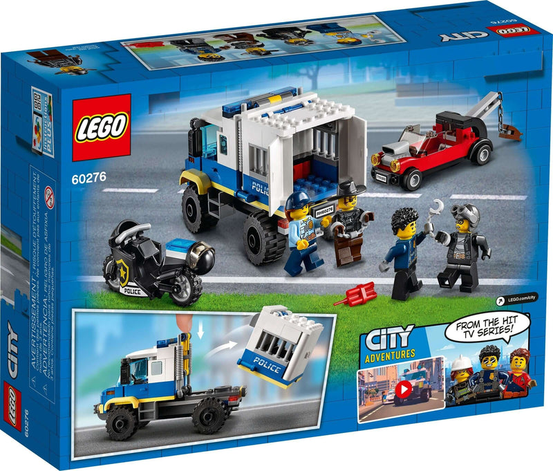LEGO City 60276 Police Prisoner Transport back box art