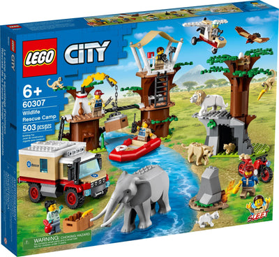 LEGO City 60307 Wildlife Rescue Camp front box art