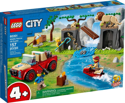 LEGO City 60301 Wildlife Rescue Off-Roader front box art