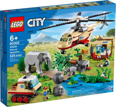LEGO City 60302 Wildlife Rescue Operation front box art
