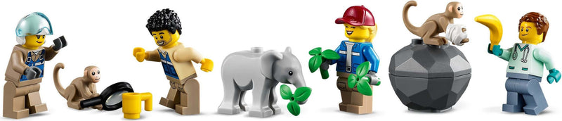LEGO City 60302 Wildlife Rescue Operation minifigures