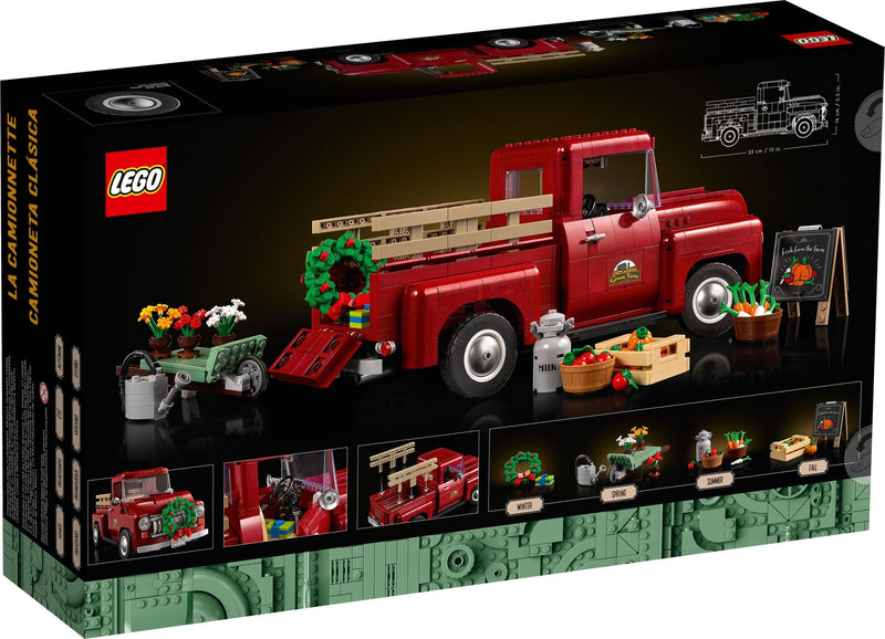 LEGO ICONS 10290 Pickup Truck back box art