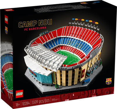 LEGO ICONS 10284 Camp Nou - FC Barcelona front box art
