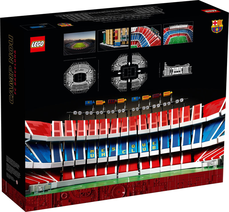 LEGO ICONS 10284 Camp Nou - FC Barcelona back box art