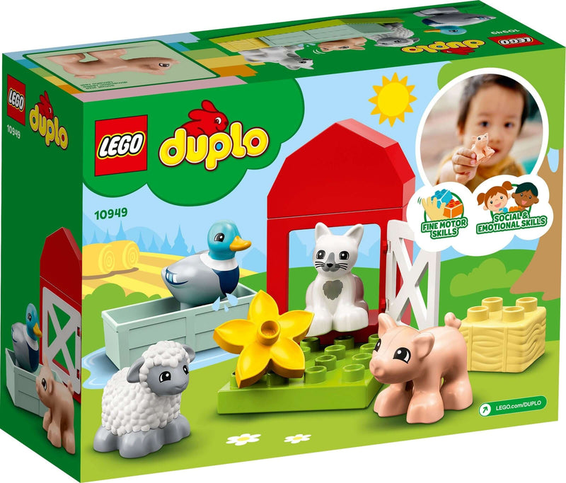 LEGO DUPLO 10949 Farm Animal Care back box art