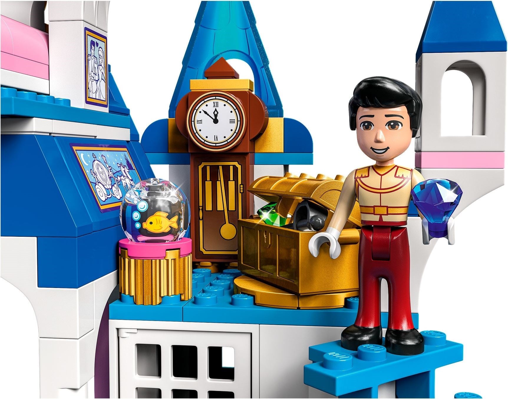 43206 LEGO Disney 43206 Cinderella and Prince Charming's Castle ...