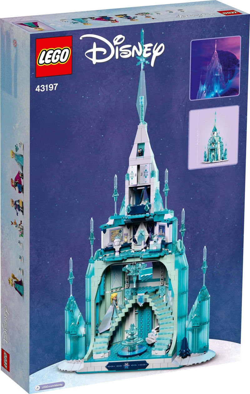 LEGO Disney 43197 The Ice Castle back box art