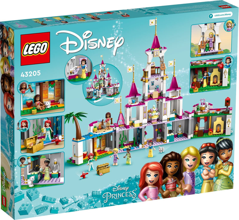 LEGO Disney 43205 Ultimate Adventure Castle back box art