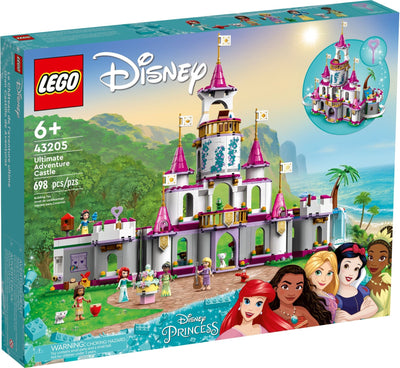 LEGO Disney 43205 Ultimate Adventure Castle front box art