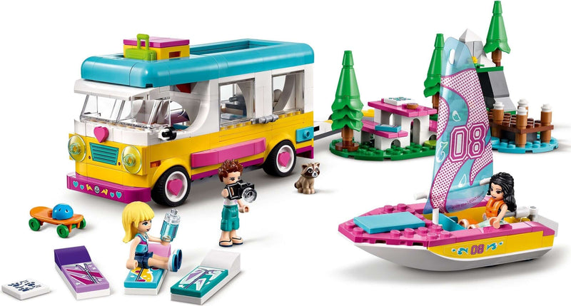 LEGO Friends 41681 Forest Camper Van and Sailboat