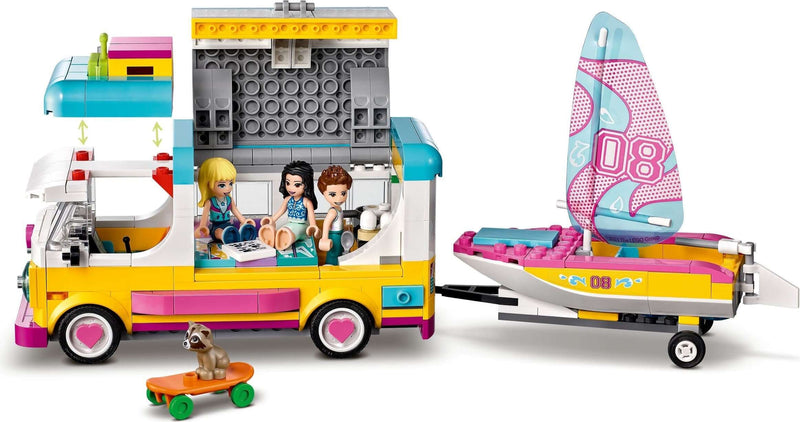 LEGO Friends 41681 Forest Camper Van and Sailboat