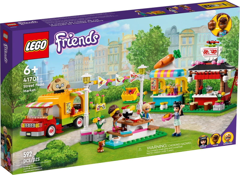 LEGO Friends 41701 Street Food Market front box art