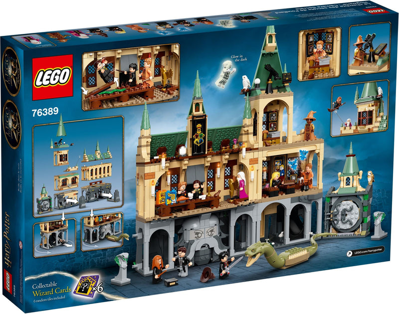 LEGO Harry Potter 76389 Hogwarts Chamber of Secrets back box art