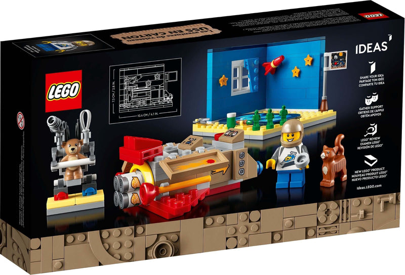 LEGO Ideas 40533 Cosmic Cardboard Adventures back box art