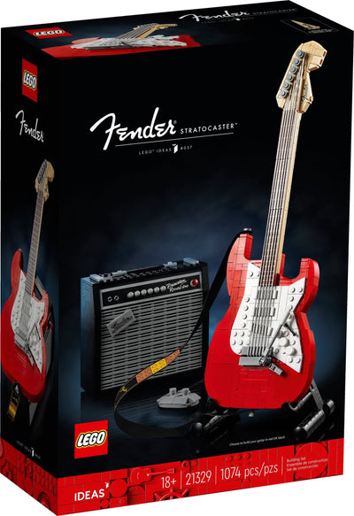 LEGO Ideas 21329 Fender Stratocaster front box art