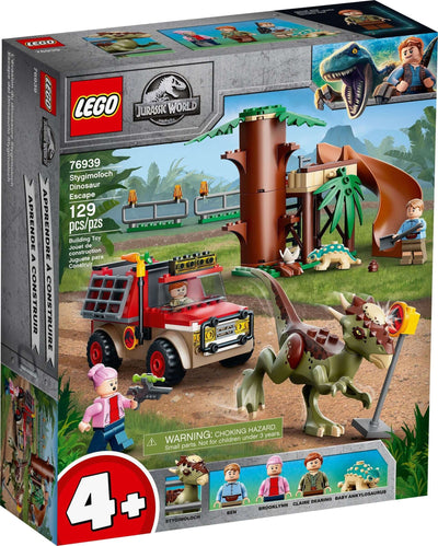 LEGO Jurassic World 76939 Stygimoloch Dinosaur Escape front box art