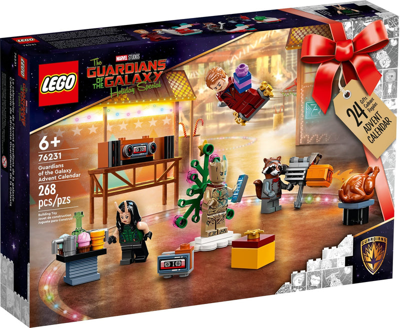 LEGO Marvel 76231 Guardians of the Galaxy Advent Calendar front box art