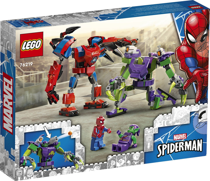 LEGO Marvel 76219 Spider Man Green Goblin Mech Battle Brickollector NZ