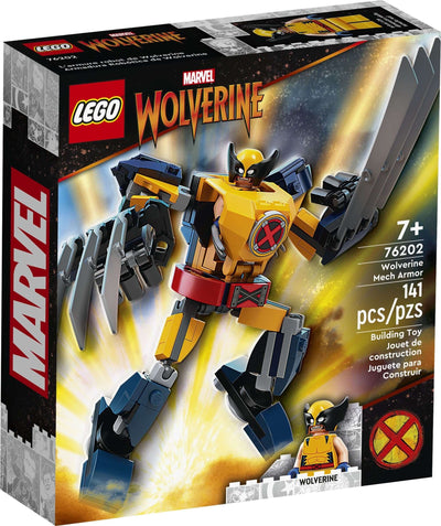 LEGO Marvel 76202 Wolverine Mech Armor front box art