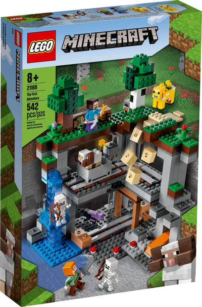 LEGO Minecraft 21169 The First Adventure front box art