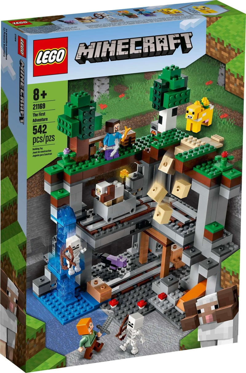 LEGO Minecraft 21169 The First Adventure front box art