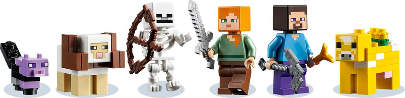 LEGO Minecraft 21169 The First Adventure minifigures