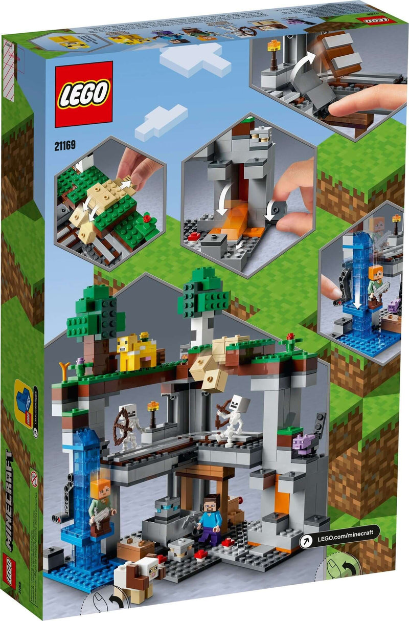 LEGO Minecraft 21169 The First Adventure back box art