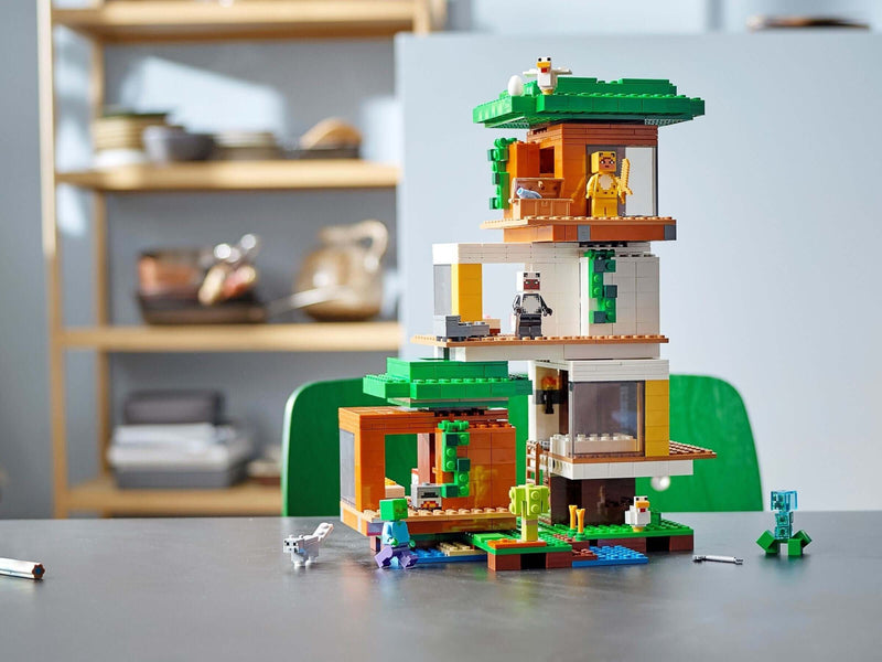 LEGO Minecraft 21174 The Modern Treehouse display