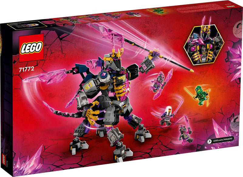LEGO NINJAGO 71772 The Crystal King BACK BOX ART