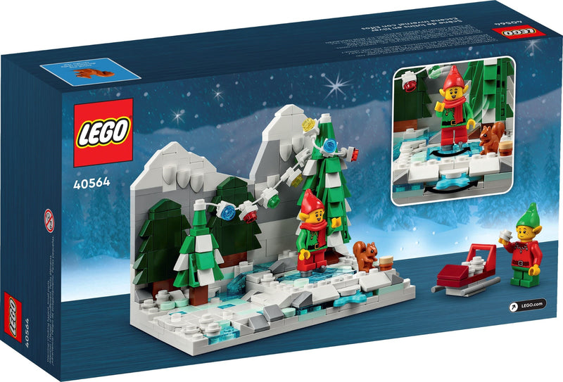 LEGO 40564 Winter Elves Scene back box art
