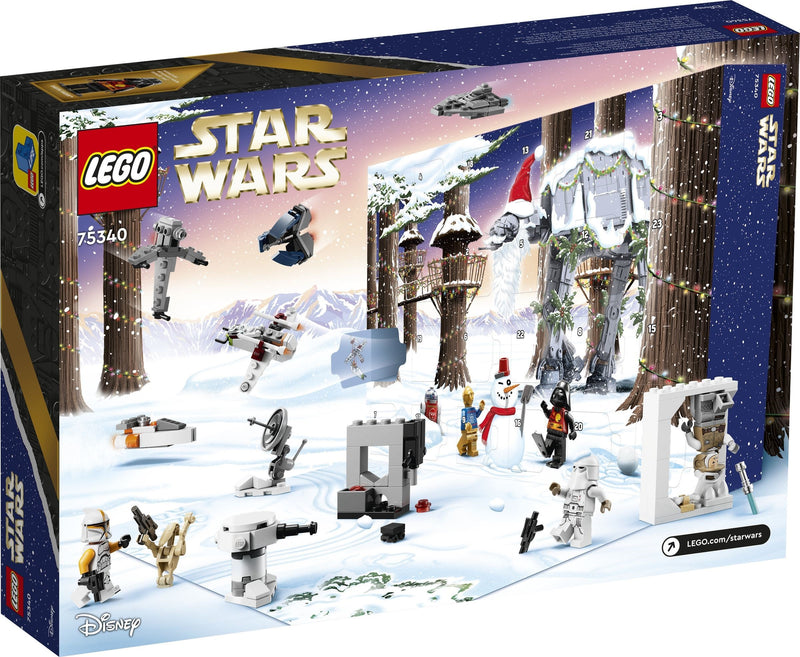 LEGO Star Wars 75340 Star Wars Advent Calendar (2022) back box art