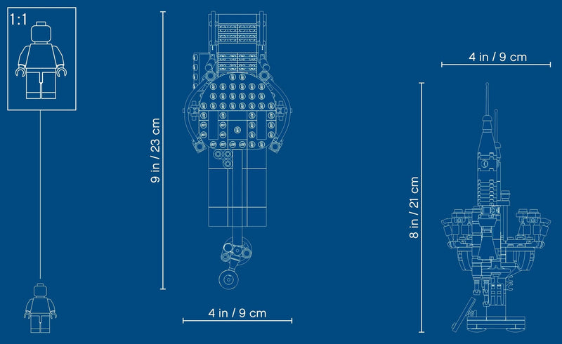 LEGO Star Wars 75294 Bespin Duel blueprint