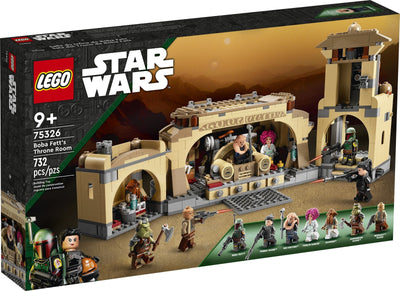 LEGO Star Wars 75326 Boba Fett's Throne Room front box art