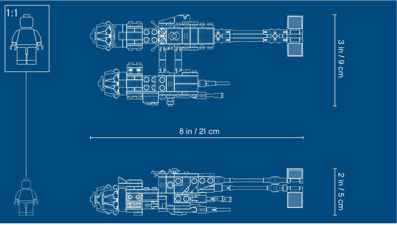 LEGO Star Wars 75215 Cloud-Rider Swoop Bikes blueprint