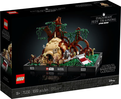 LEGO Star Wars 75330 Dagobah Jedi Training Diorama front box art