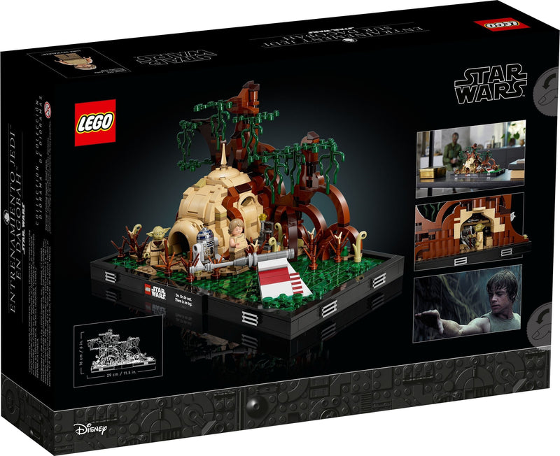 LEGO Star Wars 75330 Dagobah Jedi Training Diorama back box art