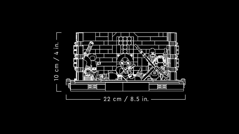 LEGO Star Wars 75339 Death Star Trash Compactor Diorama