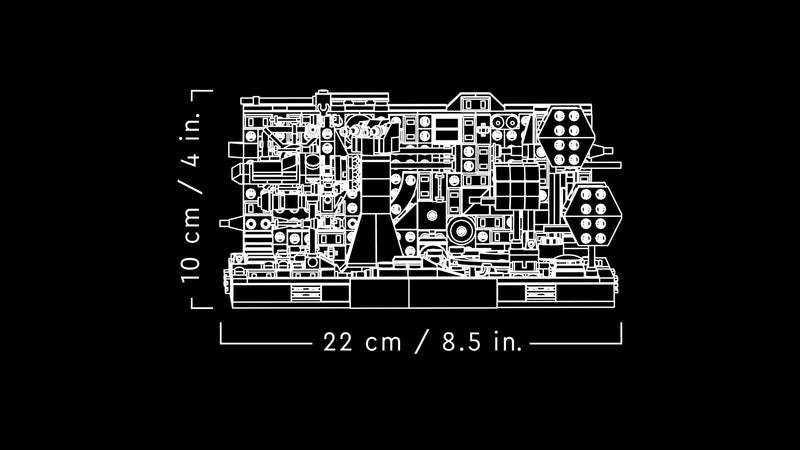 LEGO Star Wars 75329 Death Star Trench Run Diorama blueprint