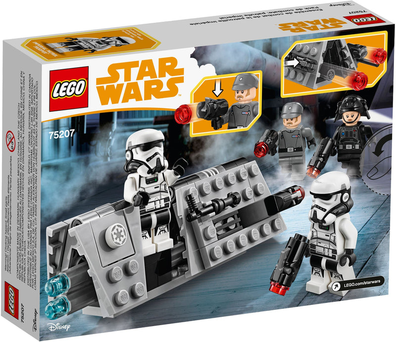 LEGO Star Wars 75207 Imperial Patrol Battle Pack back box art