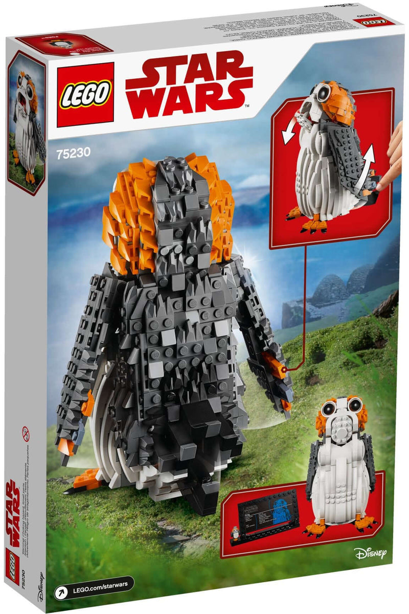 LEGO Star Wars 75230 Porg back box art