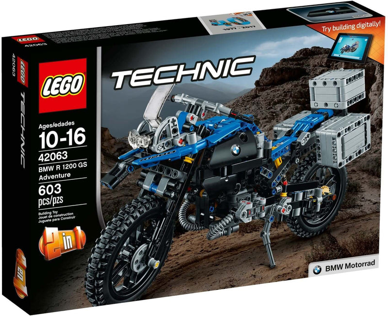 LEGO Technic 42063 BMW R 1200 GS Adventure Brickollector NZ