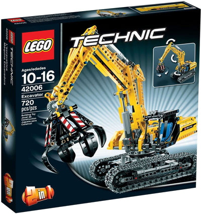 LEGO Technic 42006 Excavator front box art