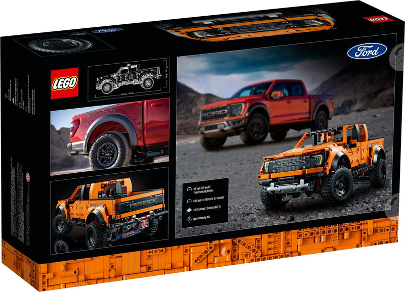LEGO Technic 42126 Ford F-150 Raptor back box art