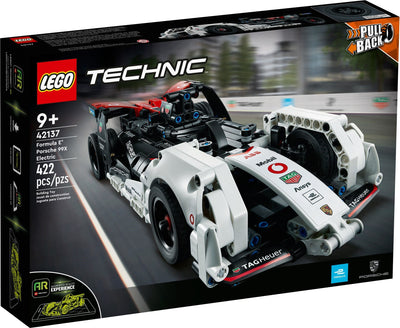 LEGO Technic 42137 Formula E Porsche 99x Electric front box art