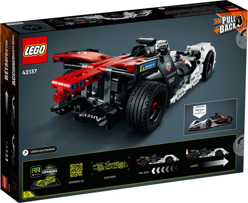 LEGO Technic 42137 Formula E Porsche 99x Electric back box art