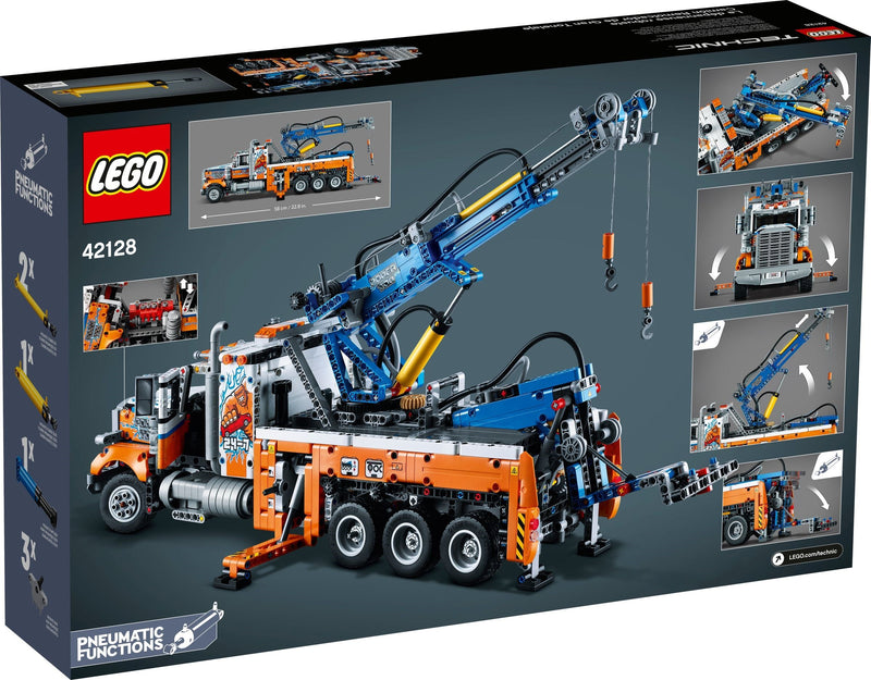 LEGO Technic 42128 Heavy-Duty Tow Truck back box art