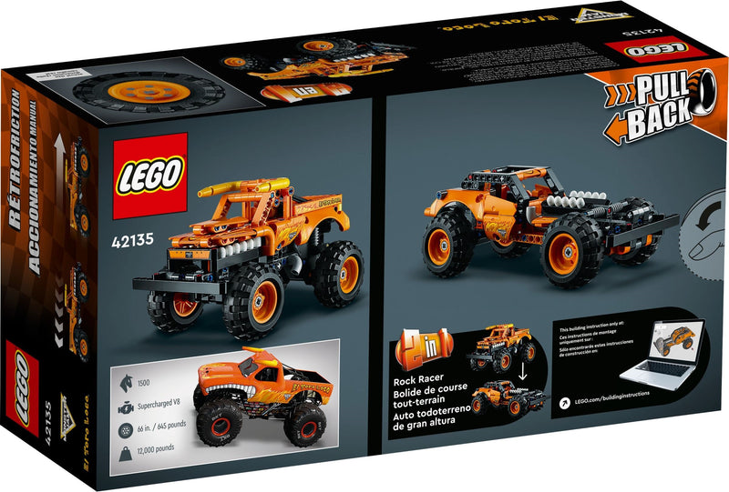 LEGO Technic 42135 Monster Jam El Toro Loco back box art